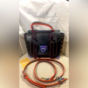 Michael Kors Manhattan Black School Satchel NWOT 🔥🔥🔥